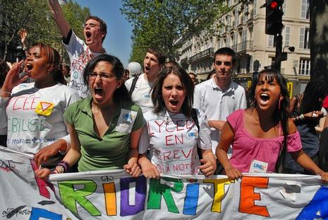Manifestation lycéenne du 6 mai 2008