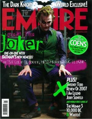 Heath Ledger dans la peau du Joker 