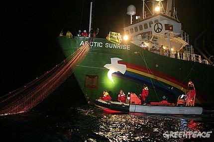 Depuis l’Arctic Sunrise, témoignage d’Alessandro Gianni, responsable de la campagne Océans de Greenpeace Italie