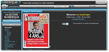 La presse électronique est en marche. Le Kiosque.fr passe en tête !