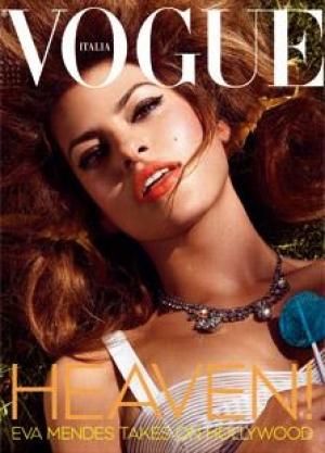 Eva Mendes dans Vogue