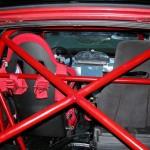 intérieur Nissan 200SX RS13 drift : arceau, panneaux de portes, tableau de bord