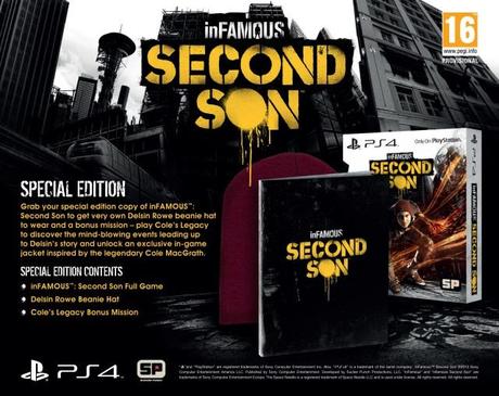 inFAMOUS Second Son : jaquette et éditions spéciales‏