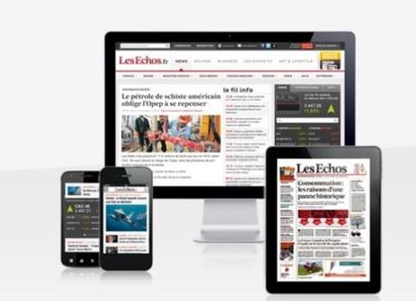 Les Echos disponible sur le kiosque numérique d’Apple