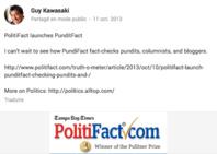 Pundifact, le Politifact de l’expert