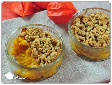 Crumble salé au potiron