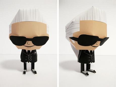 Exposition :  Paper Toy Mania, Karl Lagerfeld x Shin Tanaka