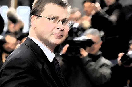 Valdis Dombrovskis, ministre-président de Lettonie.