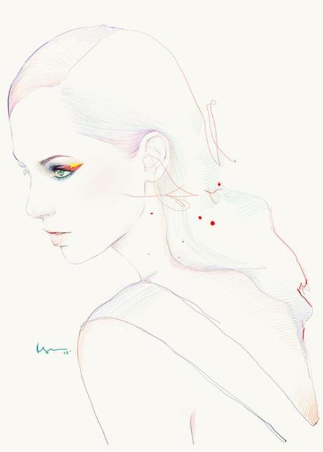 Fashion illustrations by Floyd Grey