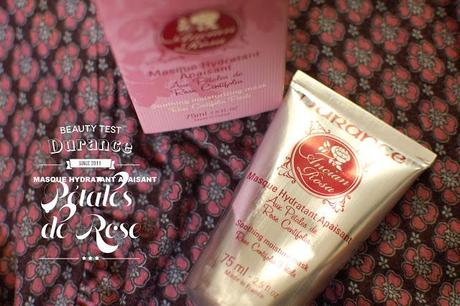 Masque hydratant aux pétales de Rose