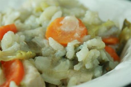 risotto légumes d'automne et poulet
