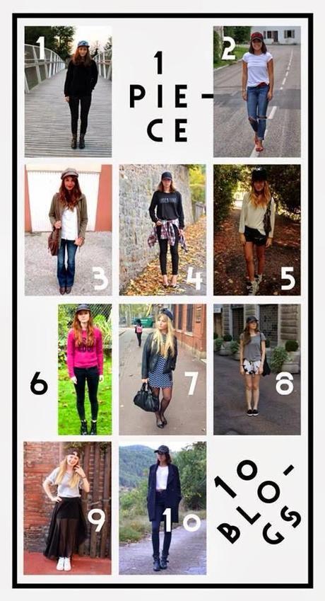 1 pièce x 10 blogs : le défi casquette !