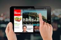 L'application La Presse + sur l'iPad.