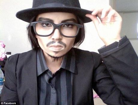 Le caméléon humain johnny depp look