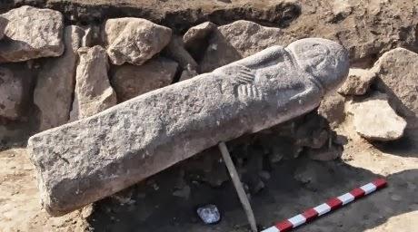 Une sculpture en granit de l'ère Saka découverte au Kazakhstan
