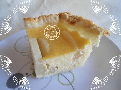 Tarte aux poires amandine 2