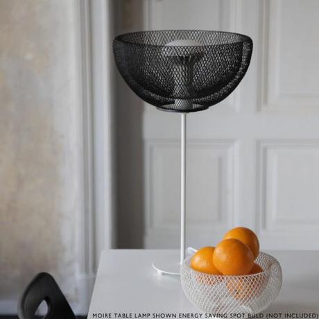 moire table lamp