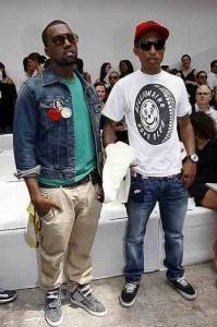 Pharell Williams et Kanye West, les nouveaux stylistes rappeurs