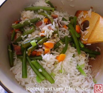 Riz à l'étouffé (à l'étuvée) de Sichuan 箜饭 kōngfàn