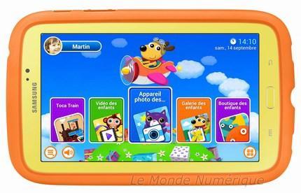 La Galaxy Tab 3 se décline aussi en version pour les Kids