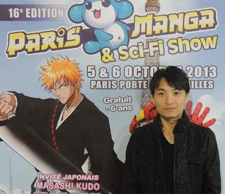 Rencontre avec Masashi Kudo lors de la seizième édition de Paris Manga