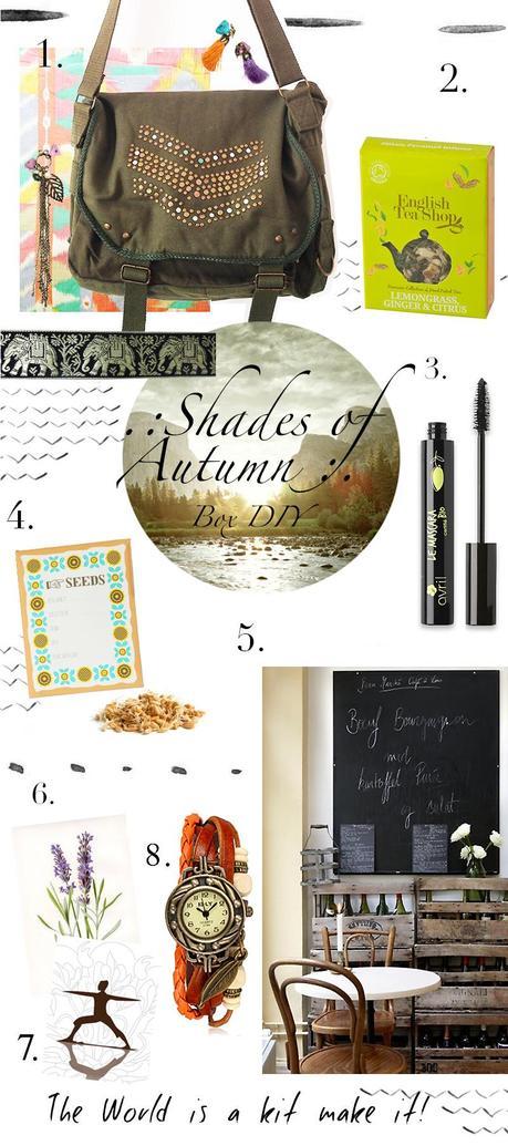 DIY box Le Monde est à Nous! :: The World is a Kit, Make it! #5 BOX DIY Shades of autumn