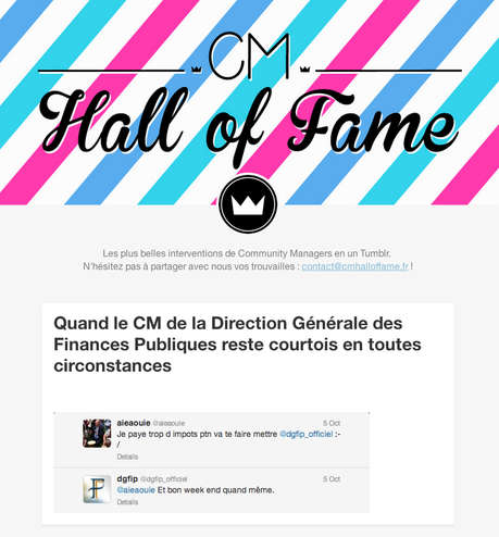 CM Hall of Fame - Le tumblr des exploits des Community Managers