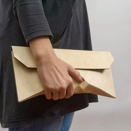 ARCHITECTURAL WOODEN CLUTCH
