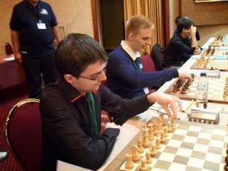  Maxime Vachier-Lagrave et Richard Rapport de l'équipe de Clichy échecs 92 © Chessdom