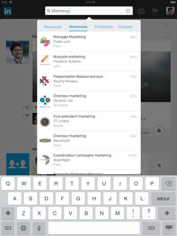 LinkedIn : mise à jour et nouveau design iPad