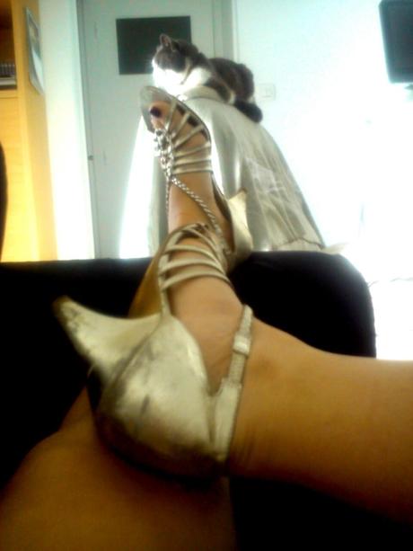 Mes sandales dorées NewLook !