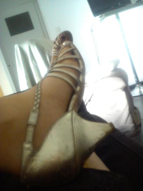 Mes sandales dorées NewLook !