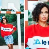 Le coq sportif en mode 80s