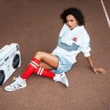 Le coq sportif en mode 80s