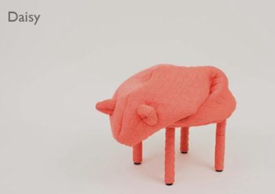 Animaux pouf