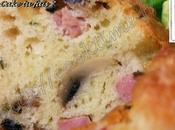 Muffins Jambon, Champignons gruyére