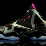 Nike LeBron 11 Carbon Fiber nike-lebron-11-black-metallic-silver-dark-grey-pink-flash-05