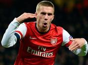 Arsenal Podolski vers Liga