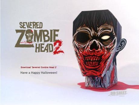 ‘Severed Zombie Head’ (2) by OH-SHEET