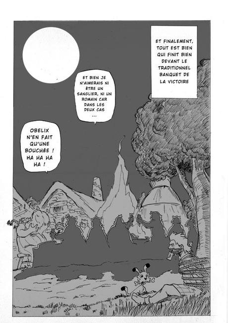 Il déssine Astérix à la manière de Naruto