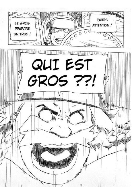 Il déssine Astérix à la manière de Naruto