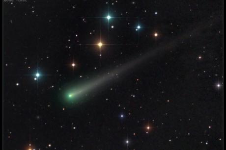 La comète ISON le 27 octobre (© John Chumack)