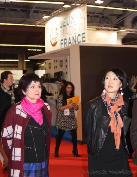 Fleur Pellerin et Dominique Bertinotti inaugurent le salon Paris Games Week 2013