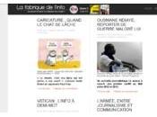 journalisme Fabrique l'info", webzine l'IJBA