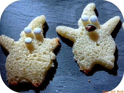 Biscuits fantômes Halloween