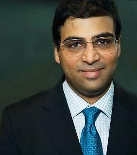 Le champion du monde d'échecs Vishwanathan Anand