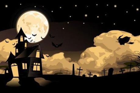 halloween-wallpaper-gratuit-witch-on-a-broom