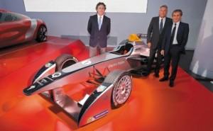 Alain Prost soutient l'équipe française e.Dams pour le championnat automobile électrique de la FIA