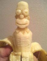 Sculptures sur bananes