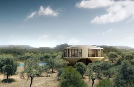 Round House par Johnston Marklee pour Solo Houses